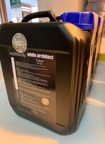 White Architect *CLEAR* Binder / 5 litre